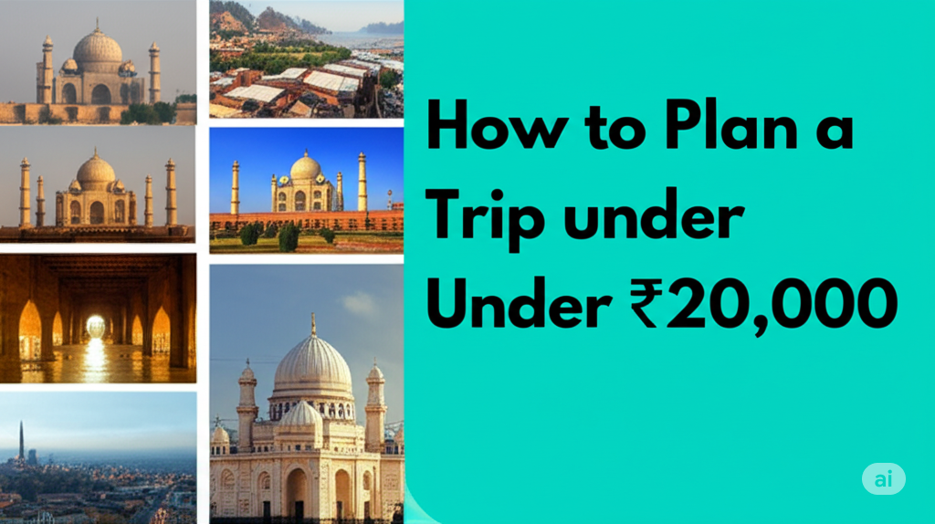 How to Plan an Amazing Trip Under ₹20,000